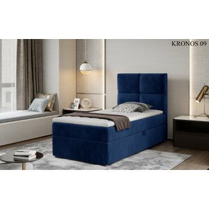 Čalouněná postel RIVIA Boxsprings 90 x 200 cm Kronos 09