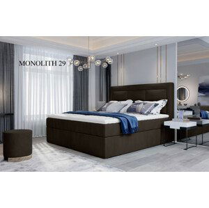 Čalouněná postel VIVRE Boxsprings 180 x 200 cm Monolith 29