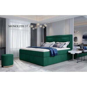 Čalouněná postel VIVRE Boxsprings 160 x 200 cm Monolith 37