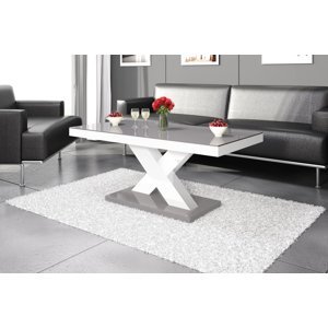 Konferenční stolek XENON MINI Barva: šedá/bílá/šedá