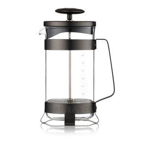 French press  BARISTA&Co 8Cup, 1000ml Barva: Gun Metal/Černý