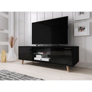 Televizní stolek Sweden černý