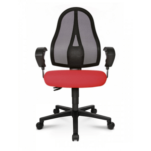 Ergonomická židle Topstar OPEN POINT SY s plochým sedákem — více barev G04 - oranžová