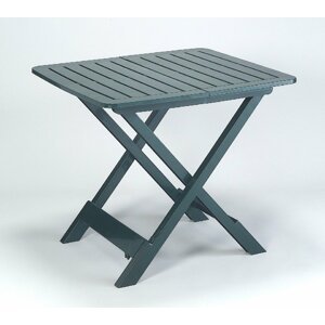Zahradní rozkládací stolek VETURA — plast, zelená