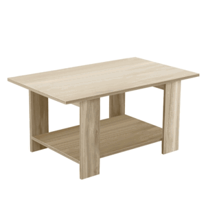Konferenční stůl DEREG — 80x48x39 cm, dub sonoma