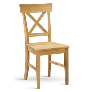 Dřevěná jídelní židle Stima OAK MASIV – dub, nosnost 130 kg