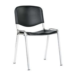 Konferenční židle TAURUS PC ISO - plast, černá