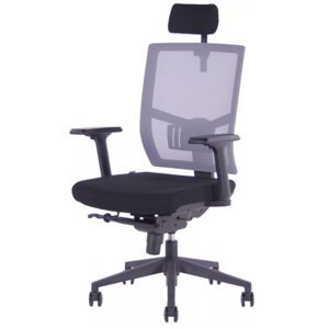 Kancelářská ergonomická židle Sego ANDY — více barev, nosnost 130 kg Šedá