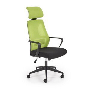 Kancelářská otočná židle VALDEZ — látka, více barev Zelená
