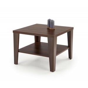 Konferenční stolek MANTA KWADRAT – MDF, více barev Tmavý ořech