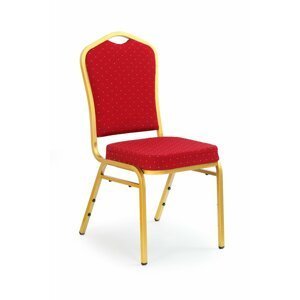 Jídelní židle REINE – látka, červená