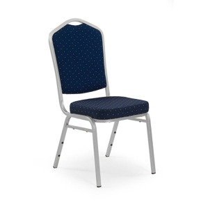 Jídelní židle REINE – látka, modrá