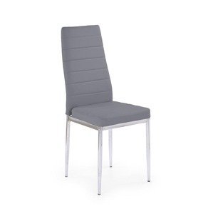 Jídelní židle VLADIK– ekokůže, šedá