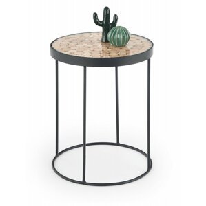 Konferenční stolek NATURO 2 – ⁠kov/sklo, černá
