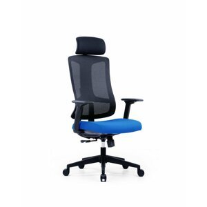 Kancelářská ergonomická židle OFFICE PRO SLIDE — více barev Modrá