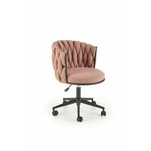 Kancelářská otočná židle TALON — látka, růžová