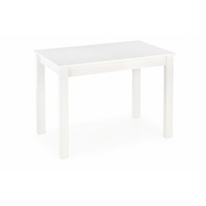 Jídelní rozkládací stůl GINO — 100x60 (+35cm), bílý