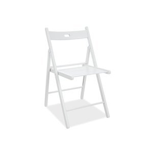 Zahradní skládací židle SMART — masiv, více barev Bílá