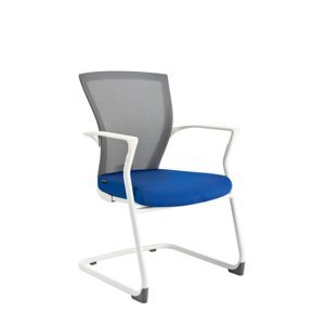 Jednací kancelářská židle Office More MERENS WHITE MEETING — více barev Modrá BI 204