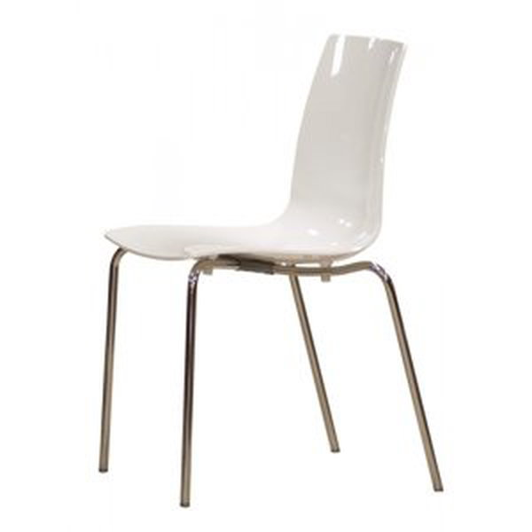 Plastová židle Stima LOLLIPOP – bez područek, více barev Bianco
