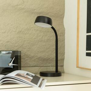 Lindby Lindby Tijan LED stolní lampa, černá, rameno