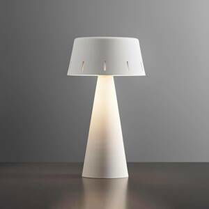 OleV OLEV Makà LED stolní lampa s baterií, bílá