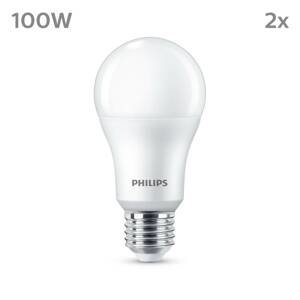 Philips Philips LED žárovka E27 13W 1521lm 4000K matná 2ks