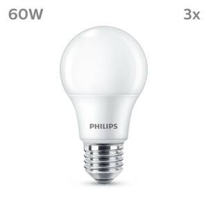 Philips Philips LED žárovka E27 8W 806lm 2700K matná 3ks