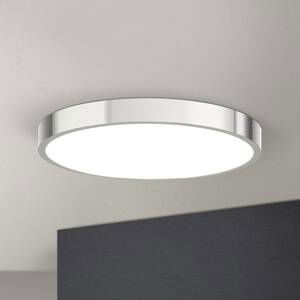 Orion LED stropní svítidlo Bully, chrom, Ø 28 cm