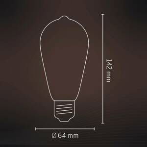 Calex Calex E27 ST64 LED 3,5W filament zlatá 821 dim