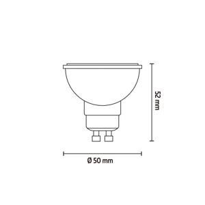 Calex Calex smart LED reflektor GU10 4,9W CCT RGB