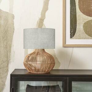 Good & Mojo GOOD & MOJO Kalahari stolní lampa 32 cm len světlý