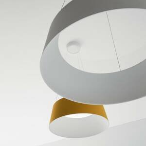 Stilnovo Stilnovo Oxygen LED závěsné světlo, žlutá, Ø 56 cm