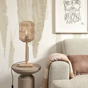 Good & Mojo GOOD & MOJO Tanami stolní lampa, 45 cm, přírodní