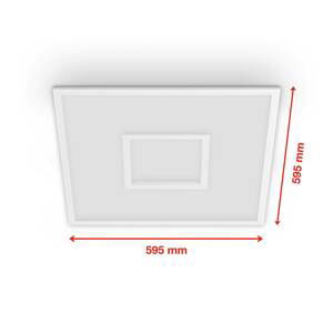 Telefunken LED panel Centerback CCT RGB 60x60cm bílá