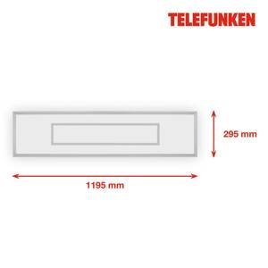 Telefunken LED panel Magic Cento stříbrná CCT RGB 120x30cm
