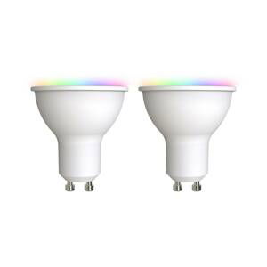 PRIOS Prios LED GU10 plast 4,7W RGBW WLAN opál sada 2ks