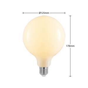 Arcchio LED žárovka E27 6W 2700K G125 stmívatelná opál 2ks