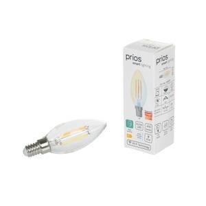 PRIOS Prios LED svíčka E14 4,2W WLAN CCT čirá sada 2ks