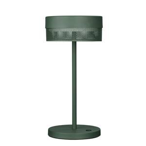 HELL LED stolní lampa Mesh, baterie, výška 30 cm zelená