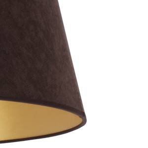 Euluna Stínidlo na lampu Cone výška 18 cm, hnědá/zlatá