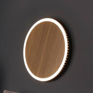 Eco-Light LED nástěnné světlo Morton 3-step-dim dřevo 50 cm