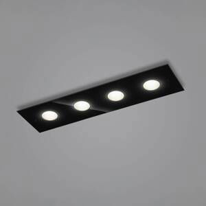 Helestra Helestra Nomi LED stropní světlo 75x21cm dim černá