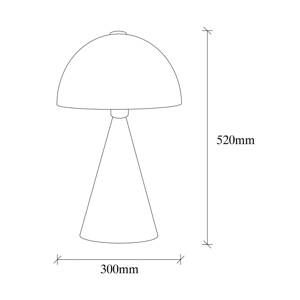 Opviq Stolní lampa Dodo 5051, výška 52cm, černá