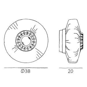 DESIGN BY US Nástěnné svítidlo New Wave Optic XL, opálově bílé, oční koule, zástrčka