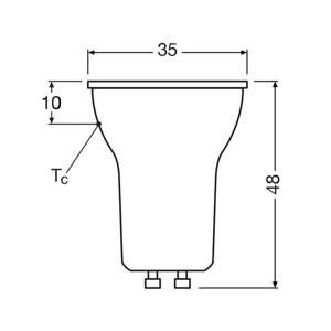 OSRAM OSRAM LED reflektor GU10, PAR11, 3 W, 2 700 K, 36°, stmívatelný