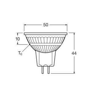 OSRAM OSRAM LED reflektor, GU5.3, 2,6 W, 12 V, 2 700 K, 120°