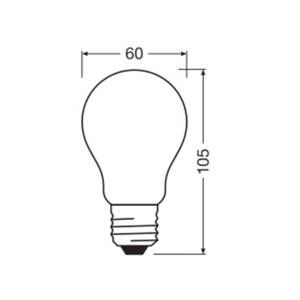 OSRAM OSRAM LED Classic, matná, E27, 3,8 W, 806 lm, 4000 K, A60