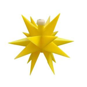 STERNTALER LED hvězda vnitřní použití 18cípá, Ø 12 cm žlutá