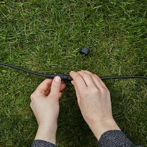 Markslöjd Garden 24 prodlužovací kabel, černá, 2 m